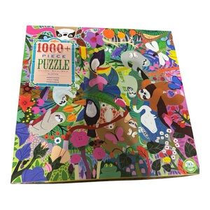 eeBoo Sloths 1000 Piece Puzzle 23x23 Monika Forsberg